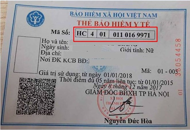 Người tham gia BHYT cần biết những thông tin này trên thẻ BHYT