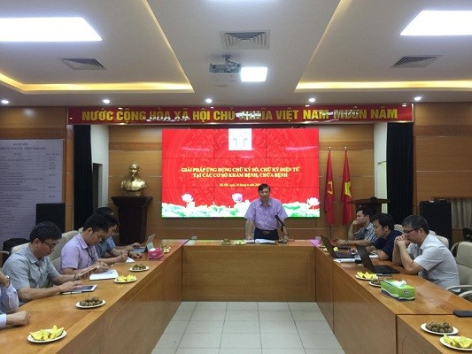 Ứng dụng chữ ký số, chữ ký điện tử tại các cơ sở khám bệnh, chữa bệnh như thế nào?