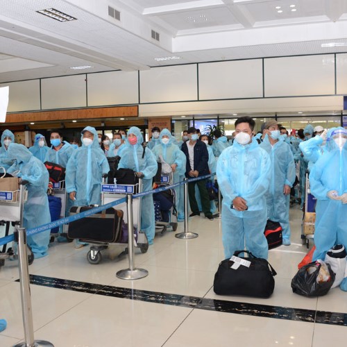 Bắc Ninh đón và cách ly tập trung công dân trở về từ thành phố Hồ Chí Minh và các tỉnh phía Nam