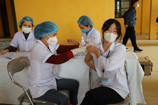 Quế Võ triển khai tiêm vắc xin phòng COVID-19 cho học sinh cấp 2