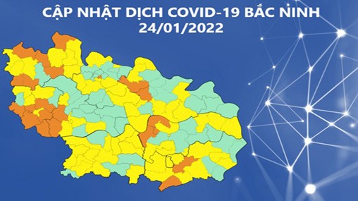 Cập nhật dịch COVID-19 tỉnh Bắc Ninh (24/01/2022)