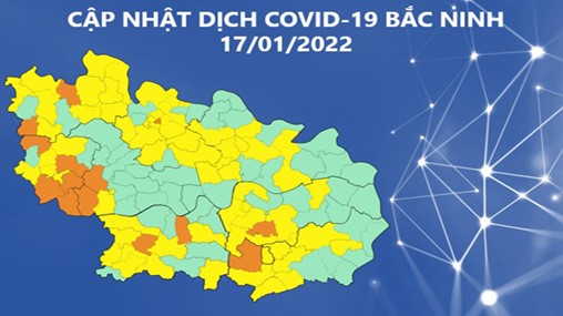 Cập nhật dịch COVID-19 tỉnh Bắc Ninh (17/01/2022)