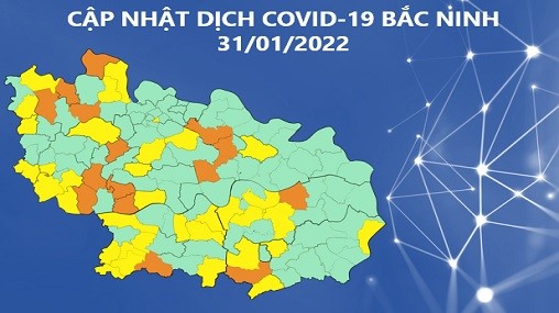 Cập nhật tình hình dịch COVID-19 tỉnh Bắc Ninh (31/01/2022)