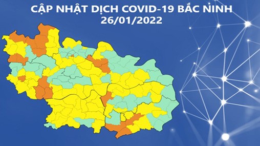 Cập nhật dịch COVID-19 tỉnh Bắc Ninh (26/01/2022)