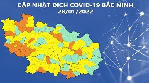 Cập nhật tình hình dịch COVID-19 tỉnh Bắc Ninh (28/01/2022)