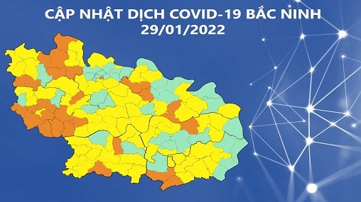 Cập nhật tình hình dịch COVID-19 tỉnh Bắc Ninh (29/01/2022)
