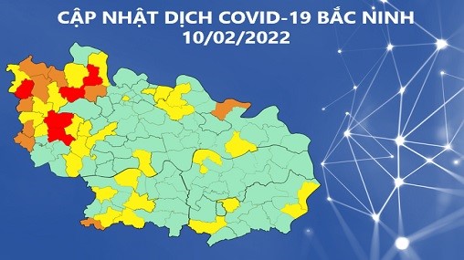 Cập nhật tình hình dịch COVID-19 tỉnh Bắc Ninh (10/02/2022)