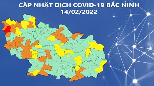 Cập nhật dịch COVID-19 tỉnh Bắc Ninh (14/02/2022)