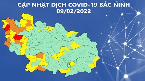 Cập nhật tình hình dịch COVID-19 tỉnh Bắc Ninh (9/2/2022)
