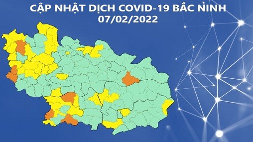 Cập nhật tình hình dịch COVID-19 tỉnh Bắc Ninh (7/2/2022)