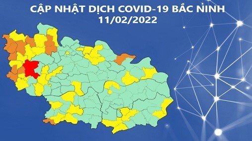 Cập nhật tình hình dịch COVID-19 tỉnh Bắc Ninh (11/02/2022)