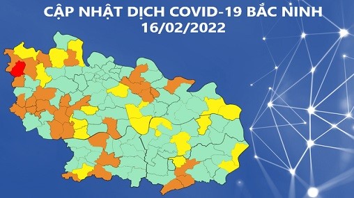 Cập nhật dịch COVID-19 tỉnh Bắc Ninh (16/02/2022)