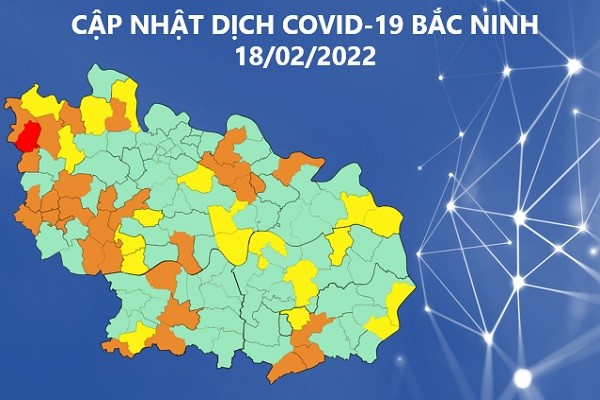 Cập nhật dịch COVID-19 tỉnh Bắc Ninh (18/02/2022)