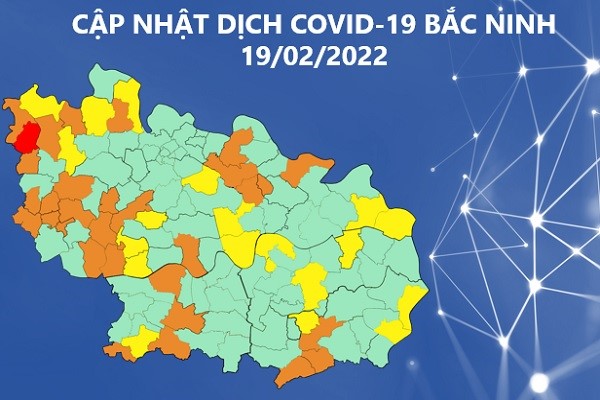 Cập nhật dịch COVID-19 tỉnh Bắc Ninh (19/02/2022)