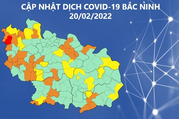 Cập nhật dịch COVID-19 tỉnh Bắc Ninh hôm nay (20/02/2022)