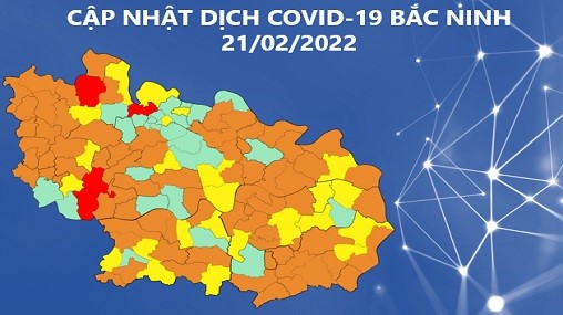 Cập nhật dịch COVID-19 tỉnh Bắc Ninh hôm nay (21/02/2022)