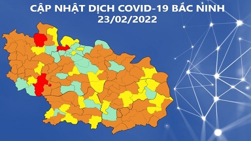 Cập nhật dịch COVID-19 tỉnh Bắc Ninh (23/02/2022)