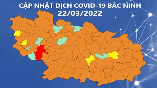 Cập nhật dịch COVID-19 tỉnh Bắc Ninh (22/3/2022)
