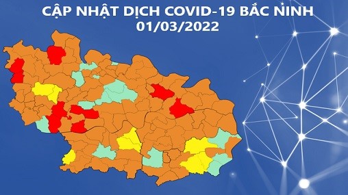 Cập nhật dịch COVID-19 tỉnh Bắc Ninh (1/3/2022)