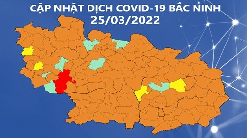 Cập nhật dịch COVID-19 tỉnh Bắc Ninh (25/3/2022)