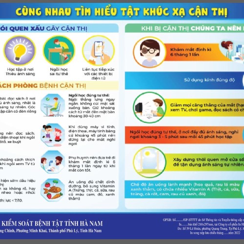 Cùng nhau tìm hiểu tật khúc xạ cận thị
