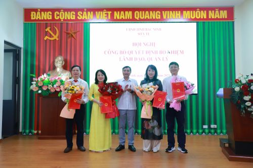 Công bố Quyết định bổ nhiệm lãnh đạo, quản lý Trung tâm Kiểm soát bệnh tật Bắc Ninh số 2