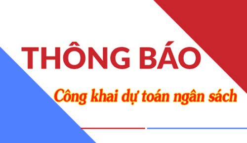 Công khai dự toán ngân sách năm 2025 đợt 4
