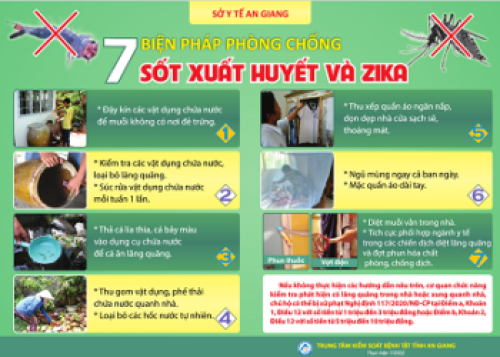 Tờ bướm: 07 Biện pháp phòng bệnh sốt xuất huyết (Mẫu A4 – 1 mặt – 2022)