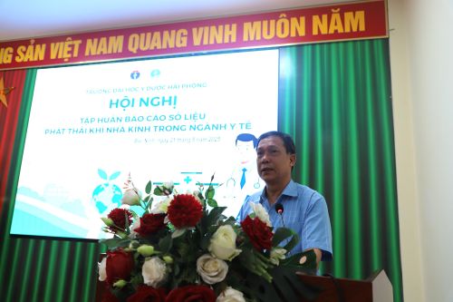 Tập huấn hướng dẫn lập báo cáo phát thải khí nhà kính tại cơ sở y tế