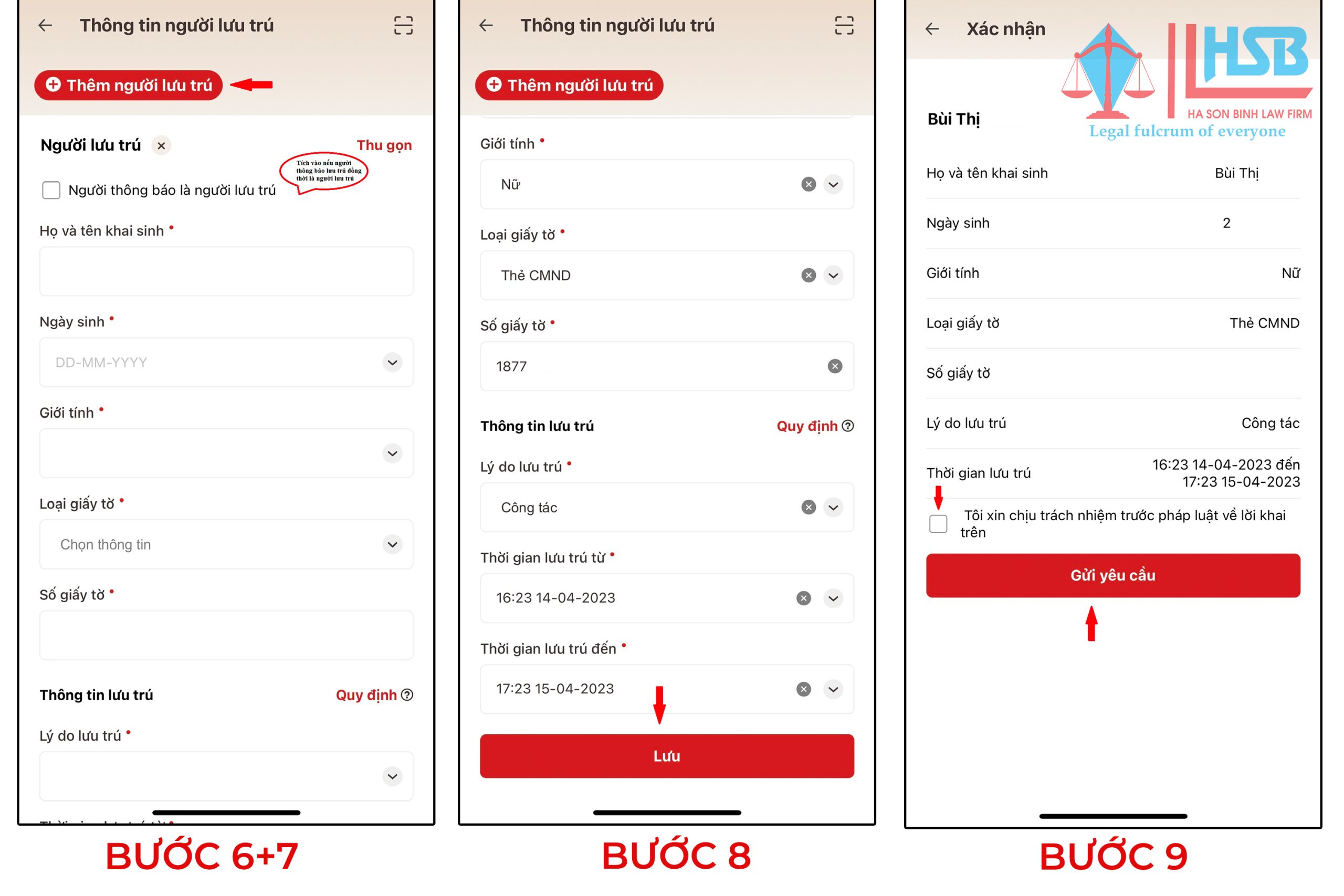 Hướng dẫn thông báo lưu trú 