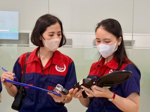 Trung tâm Kiểm soát bệnh tật Bắc Ninh tổ chức quan trắc môi trường lao động tại Công ty TNHH Fortechvn