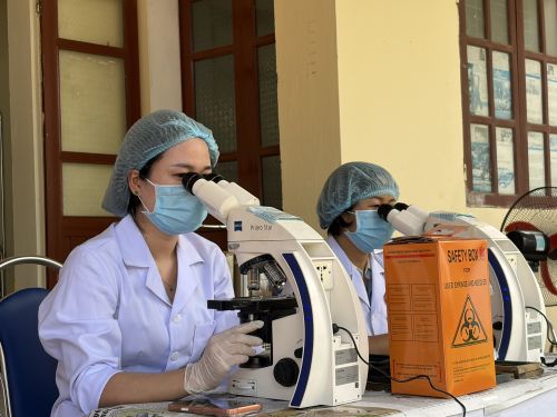 Phường Phượng Sơn triển khai điều tra và phát hiện 9 trường hợp trẻ nhiễm giun đũa