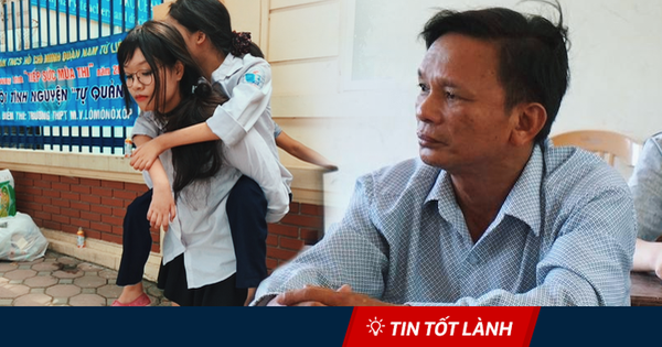 Nữ sinh cõng bạn bại liệt leo 5 tầng lầu vào phòng thi và nghị lực của thí sinh 53 tuổi