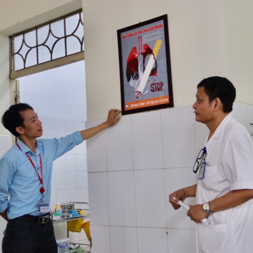 Xây dựng nếp sống văn hóa “không hút thuốc lá tại cơ sở y tế”