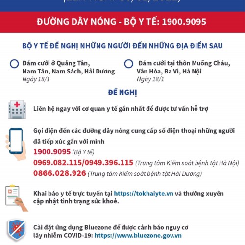 THÔNG BÁO KHẨN SỐ 30