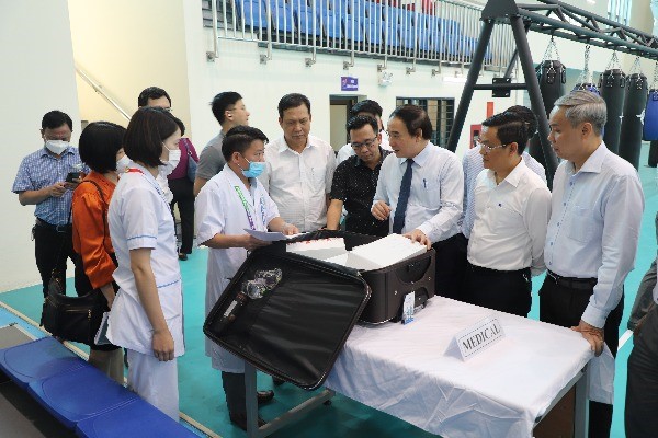 Bộ Y tế kiểm tra về công tác y tế, phòng chống dịch chuẩn bị phục vụ SEA Games 31 của Sở Y tế Bắc Ninh