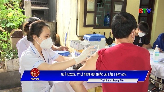 Tỷ lệ tiêm vaccine COVID-19 quý 2 năm 2022 mũi nhắc lại lần 1 đạt 90%