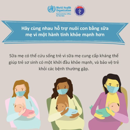 [Infographic] – Nuôi con bằng sữa mẹ (WHO)