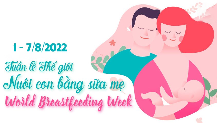 Hưởng ứng Tuần lễ “Nuôi con bằng sữa mẹ” (1-7/8/2022)