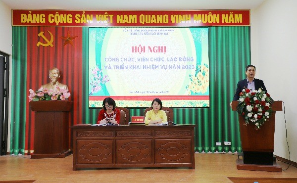 Hội nghị công chức, viên chức, lao động Trung tâm Kiểm soát bệnh tật tỉnh năm 2023