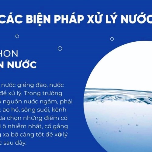 Hướng dẫn xử lý nước hộ gia đìnhbằng các biện pháp đơn giản