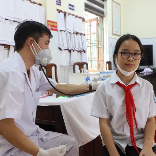 Tập huấn nâng cao năng lực, chuyên môn nghiệp vụ công tác Y tế trường học cho nhân viên y tế tuyến huyện, tuyến xã