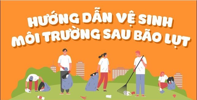 Hướng dẫn xử lý nước và vệ sinh môi trường trong mùa bão lụt