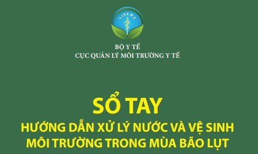 Sổ tay hướng dẫn vệ sinh môi trường sau bão lũ