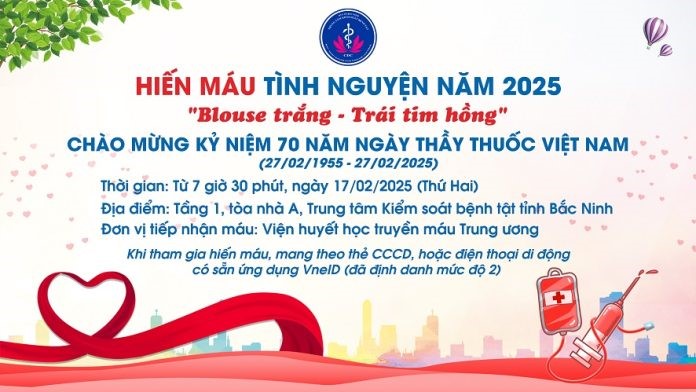 Ngày hội hiến máu “Blouse trắng – Trái tim hồng”