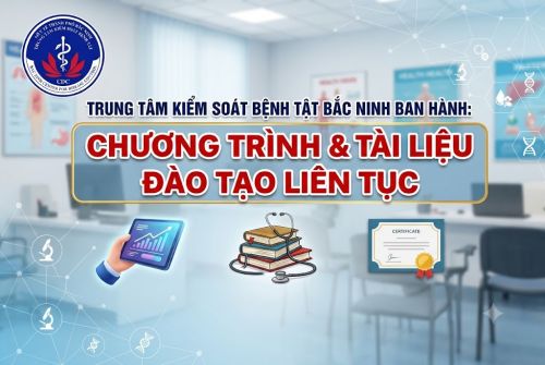 CDC Bắc Ninh Ban hành 02 chương trình và tài liệu đào tạo liên tục