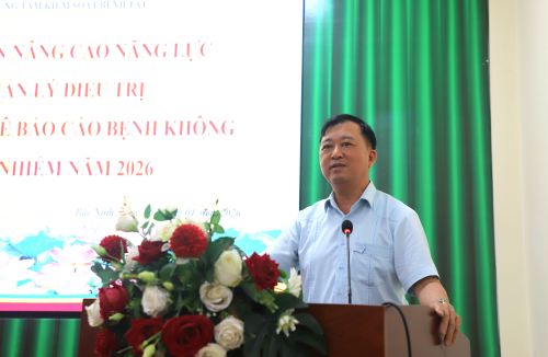 Tập huấn nâng cao năng lực quản lý điều trị và báo cáo bệnh không lây nhiễm