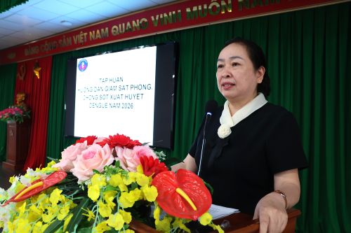 Tập huấn hướng dẫn giám sát, phòng chống sốt xuất huyết Dengue