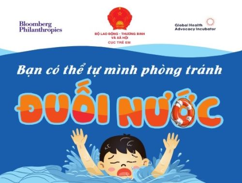 Áp phích Bạn có thể tự mình phòng tránh đuối nước