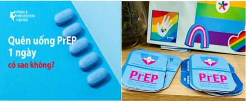 Hướng dẫn cách xử trí khi quên uống thuốc PrEP hàng ngày